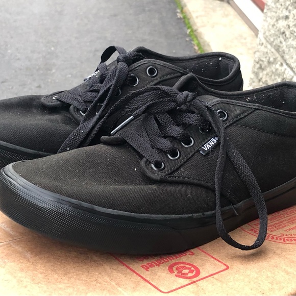Vans (721356) Men's Black Skateboarding Shoes Sneakers Size 9.5 - Picture 3 of 10